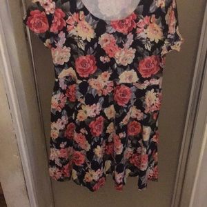 Floral skater dress